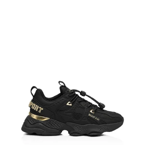 Мъжки черни маратонки BEAST X-01 NAPPA PLEIN SPORT