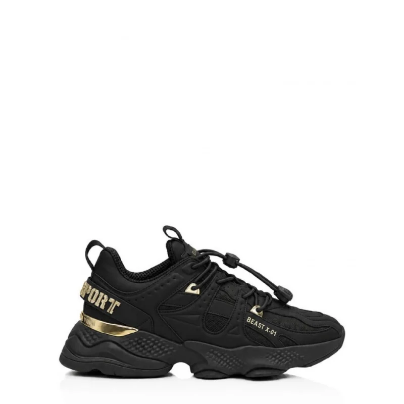 Мъжки черни маратонки BEAST X-01 NAPPA PLEIN SPORT