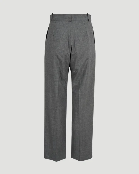 Wool Trousers in Grey — снимка 2