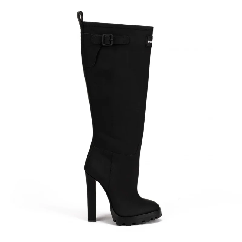 Дамски велурени ботуши Dsquared2