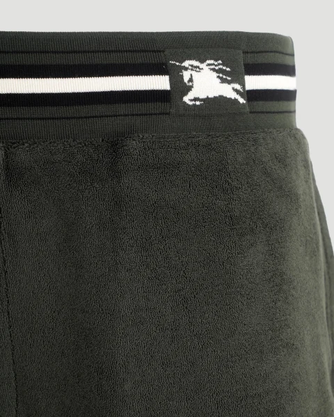 Towelling Shorts in Shale Green — снимка 2