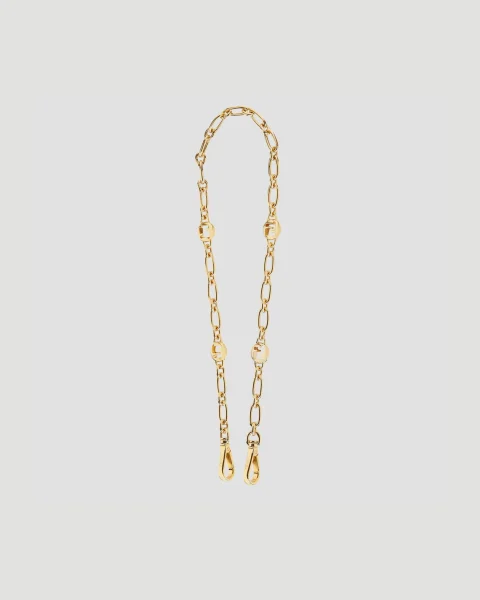 Gold-Coloured Metal Shoulder Strap