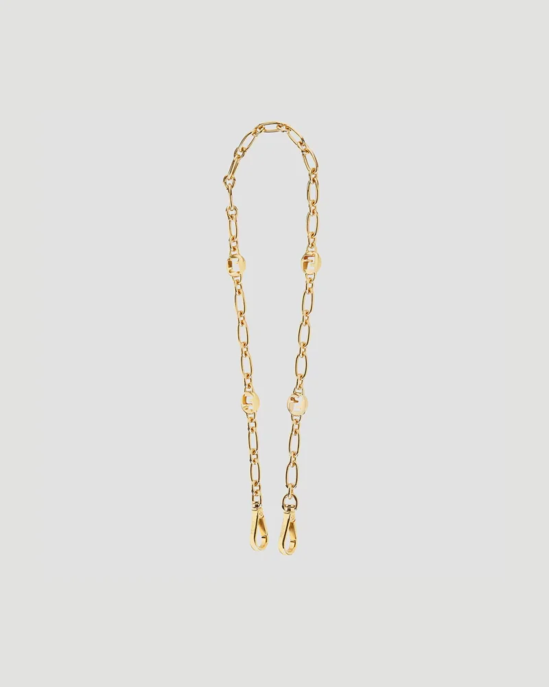 Gold-Coloured Metal Shoulder Strap