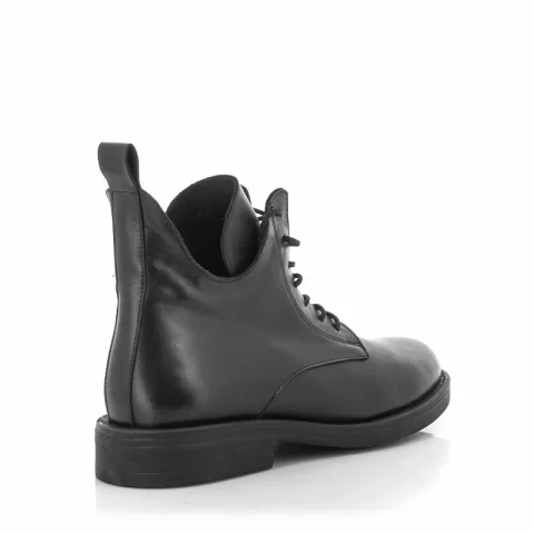 Дамски Кубинки CARLO FABIANI – 247-8455 BLACK LEATHER — снимка 2