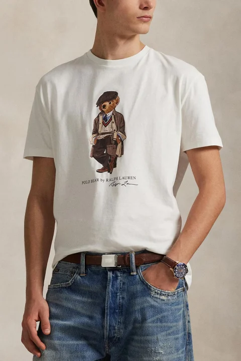 T-Shirt Ssteecmslm1 710P00085001 100 white — снимка 2