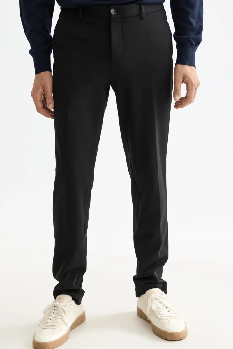 Панталон Stuart Stretch Cotton Chino 179178 0008 black — снимка 2