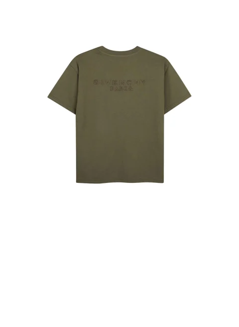 Тишърт с лого бродерия Givenchy Kids — снимка 3