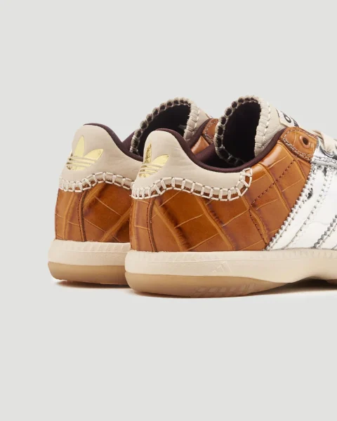 Samba Millennium in Silver and Brown — снимка 3