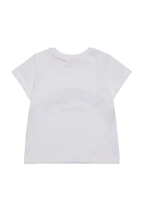 Детски Top Kmgnaya Reg S/S Print Top Box Jrs 15255094 11-0601 tcx bright white — снимка 2
