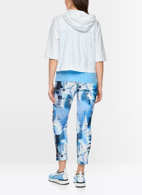 Късо яке с качулка Marc Cain Sports — снимка 3