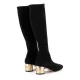 Дамски черни ботуши Casadei — снимка 5
