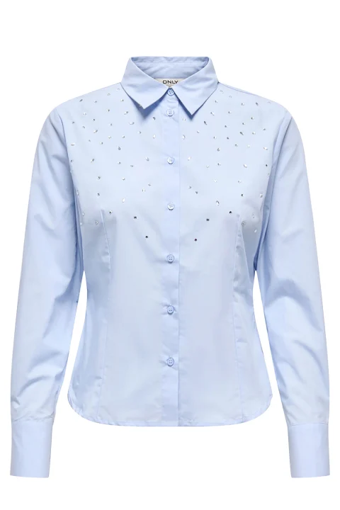 Риза Onlevora Aida Ls Fit 15366704 16-3922 TCX brunnera blue
