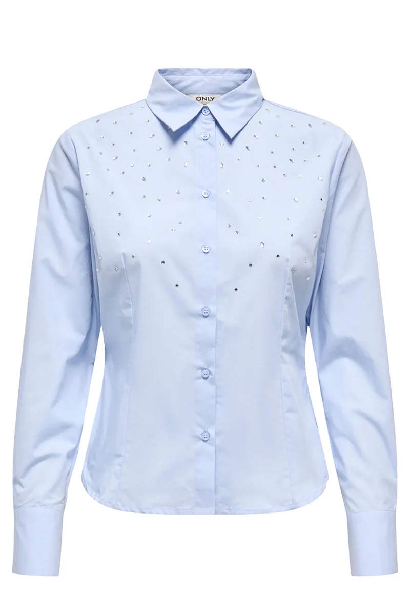 Риза Onlevora Aida Ls Fit 15366704 16-3922 TCX brunnera blue