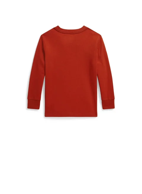 Блуза с лого бродерия Ralph Lauren Kids 4-7 — снимка 2