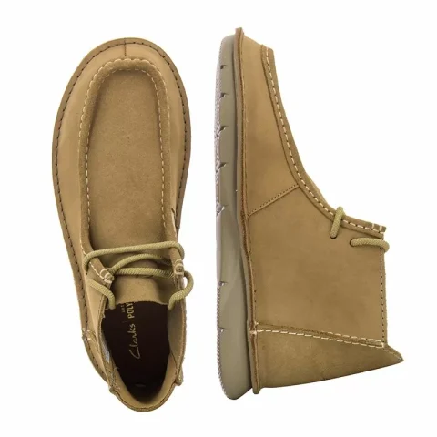 Мъжки Ежедневни CLARKS – 26167750 Colehill Wally Sand Nubuck — снимка 5