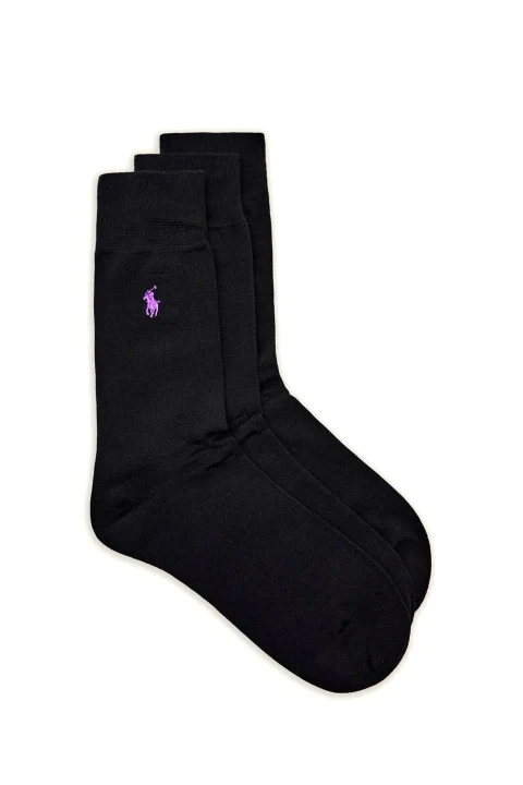 Чорапи (Pack of 2) Mercerized-Socks 449653635005 001 black