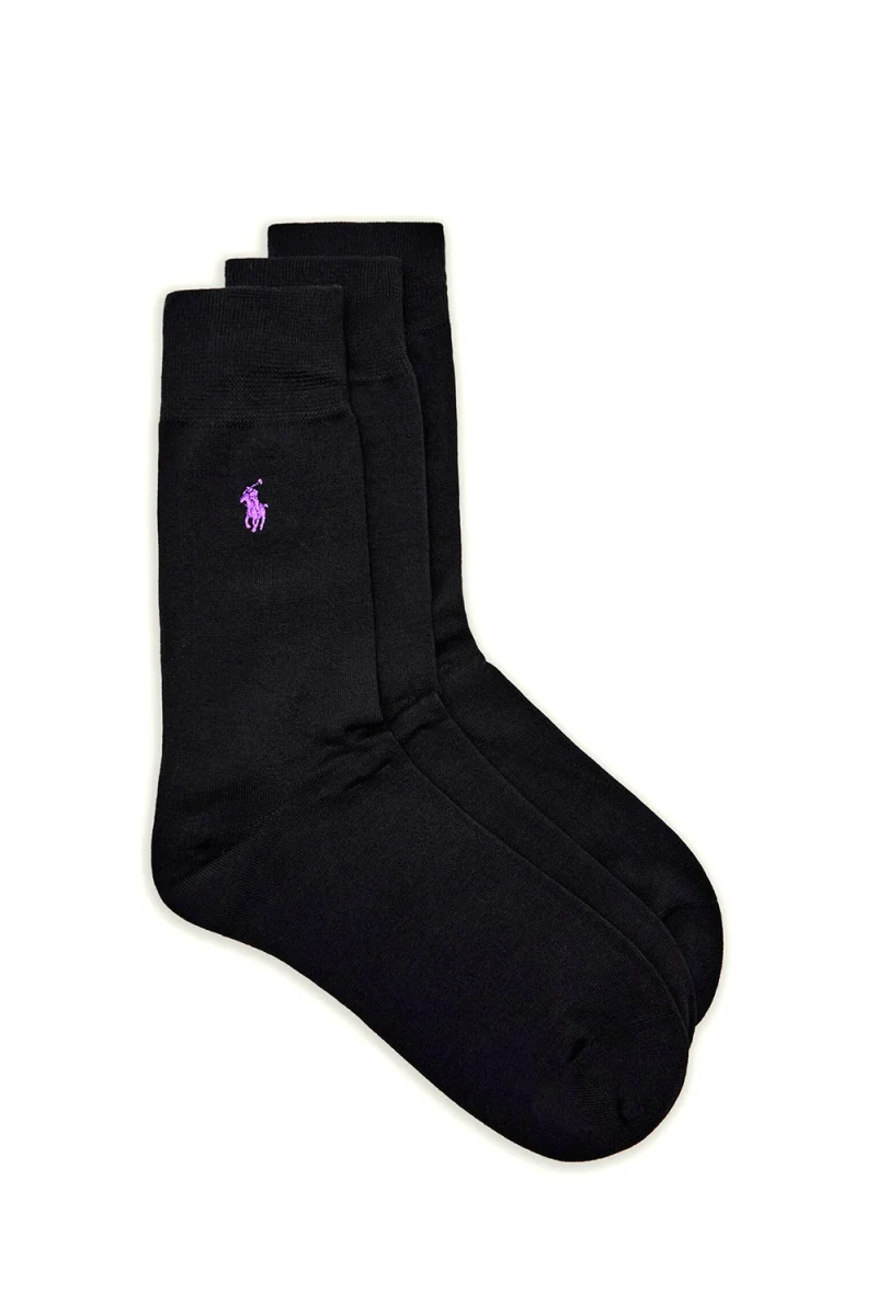 Чорапи (Pack of 2) Mercerized-Socks 449653635005 001 black