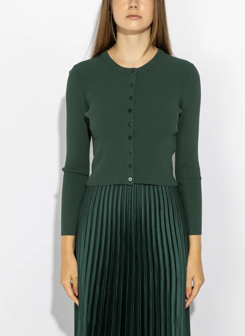 Жилетка с рипс дизайн Weekend Max Mara Wkdtennis — снимка 5