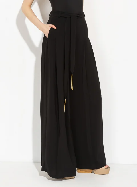 Широк панталон с колан Max Mara Studio Msevalico — снимка 4