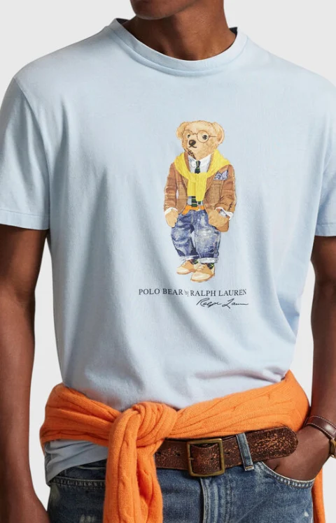Синя тениска POLO BEAR — снимка 4