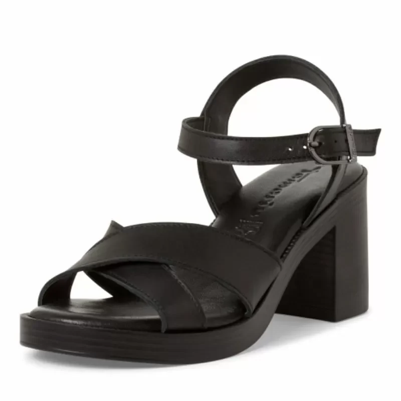 Дамски Сандали На Ток TAMARIS – 1-28022-42-001 BLACK — снимка 3