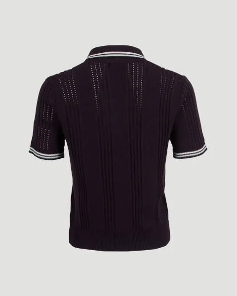 Cotton Knit Short Sleeve Polo — снимка 2