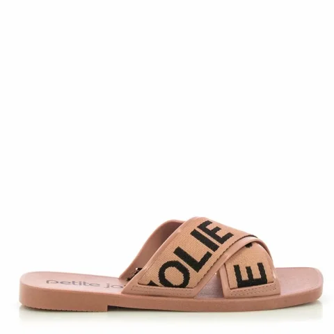 Дамски Равни Чехли PETITE JOLIE – PJ6437 ROSE/BLACK