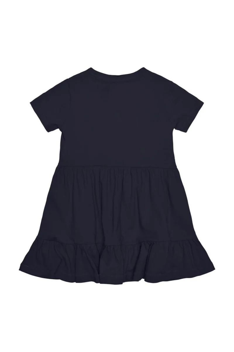 Детски Рокля Kmgmay S/S Cutline Dress Solid Jrs 15253869 19-3924 tcx night sky — снимка 2
