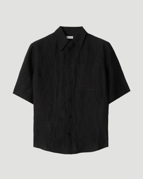 Linen Shirt in Black