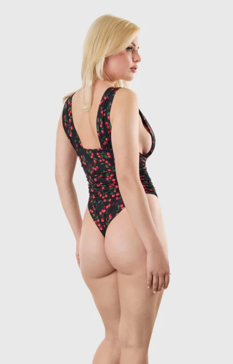 Бански с принт MARILYN collection — снимка 3
