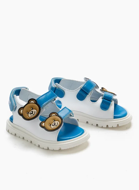 Сандали 'Teddy Patch' Moschino Kids — снимка 2
