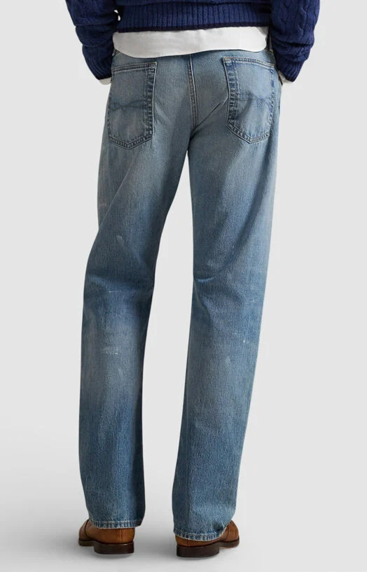 Дънки HAMPTON STRAIGHT с избелен ефект — снимка 2