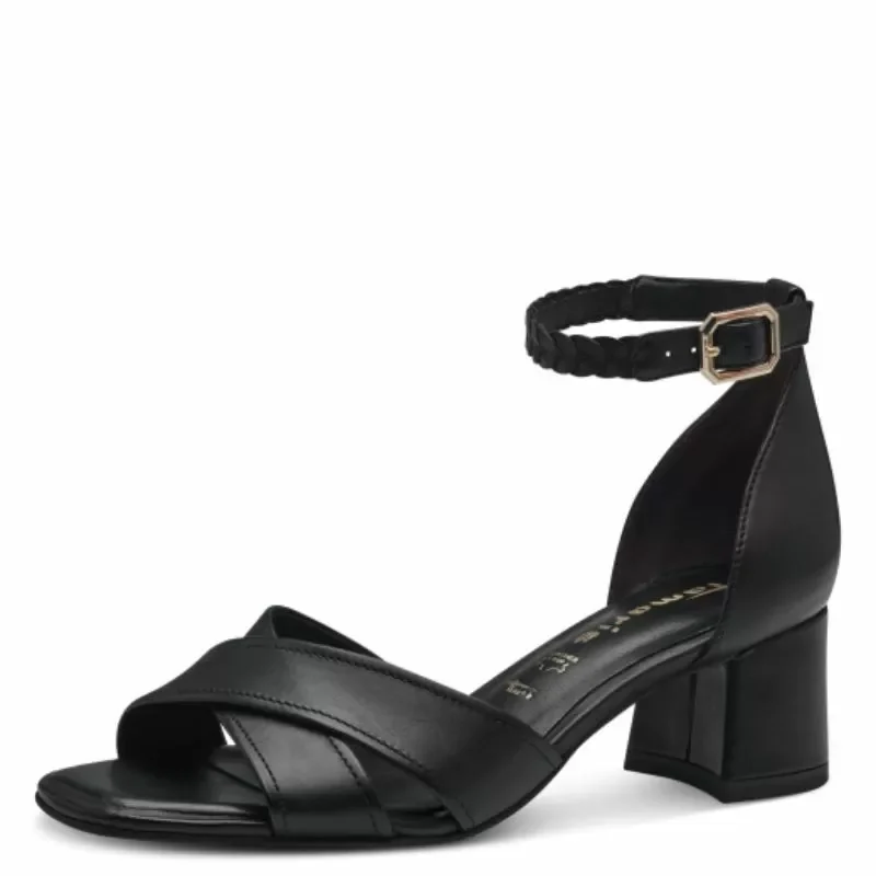 Дамски Сандали На Ток TAMARIS – 1-28316-42-001 BLACK — снимка 3