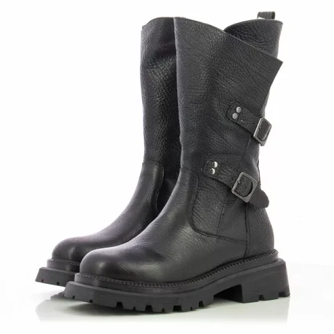Дамски Равни Боти CARLO FABIANI – 252-37504 BLACK — снимка 3