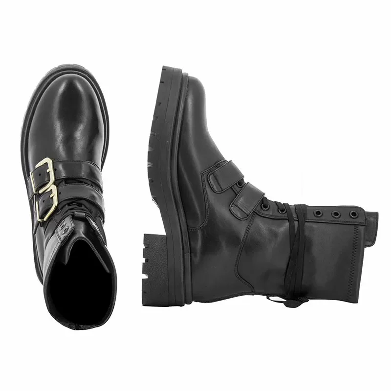 Дамски Кубинки APEPAZZA – F2COMBAT40/LEA CATHERINE-BLACK — снимка 5