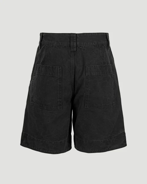 Baggy Cargo Shorts in Faded Black — снимка 3