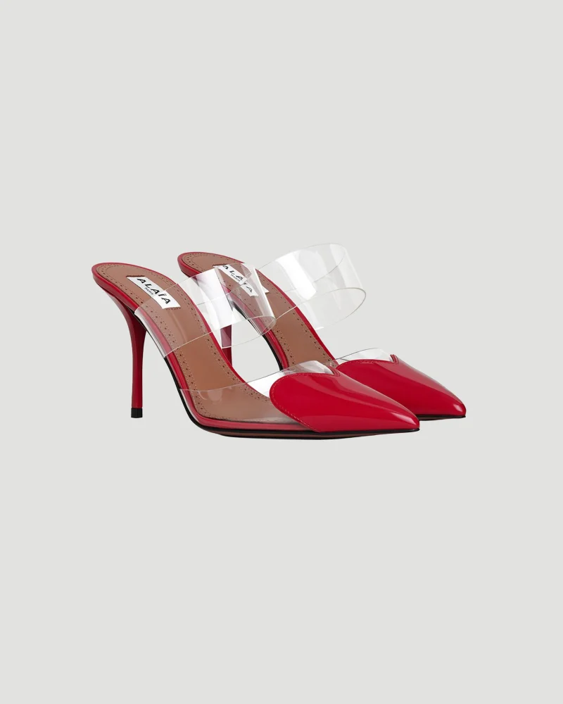Le Coeur Mules in Patent Leather — снимка 2