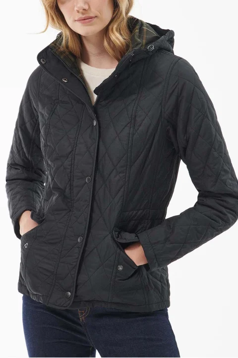 Яке Millfire Quilt LQU0665 BRBK12 bk12 black/joan print — снимка 2
