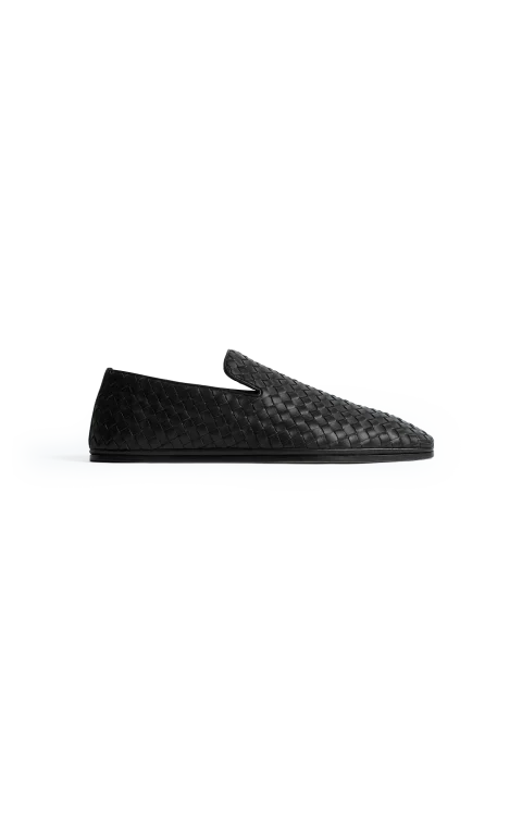 Palazzo Slipper in Black