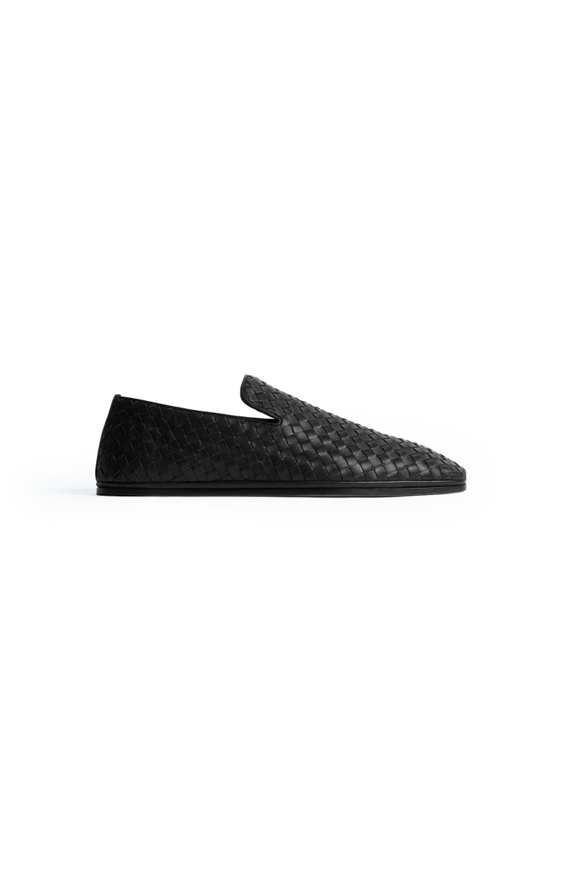 Palazzo Slipper in Black