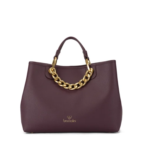 Дамска чанта бордо Beth Jewels Braccialini — снимка 1