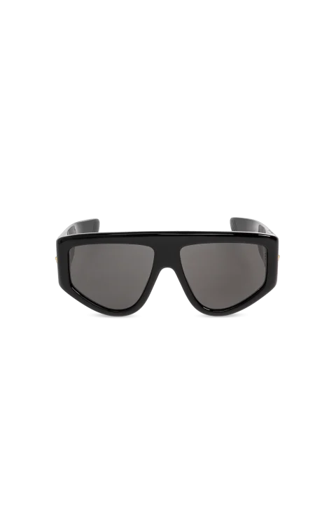 Oversized Ribbon Sunglasses in Black