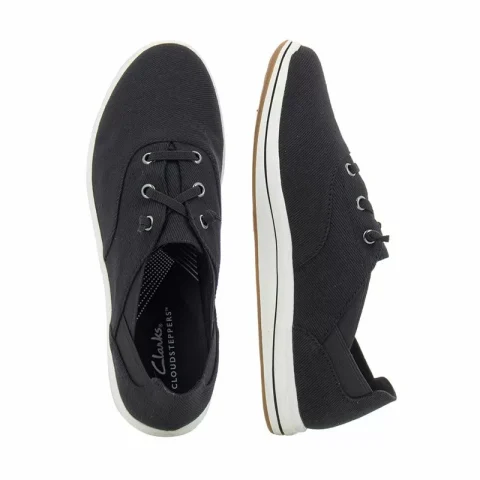 Дамски Гуменки CLARKS – 26166597 BRINKLEY AVE BLACK — снимка 2