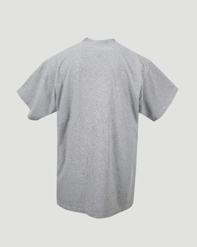 Oversized Cotton T-Shirt with Logo — снимка 3