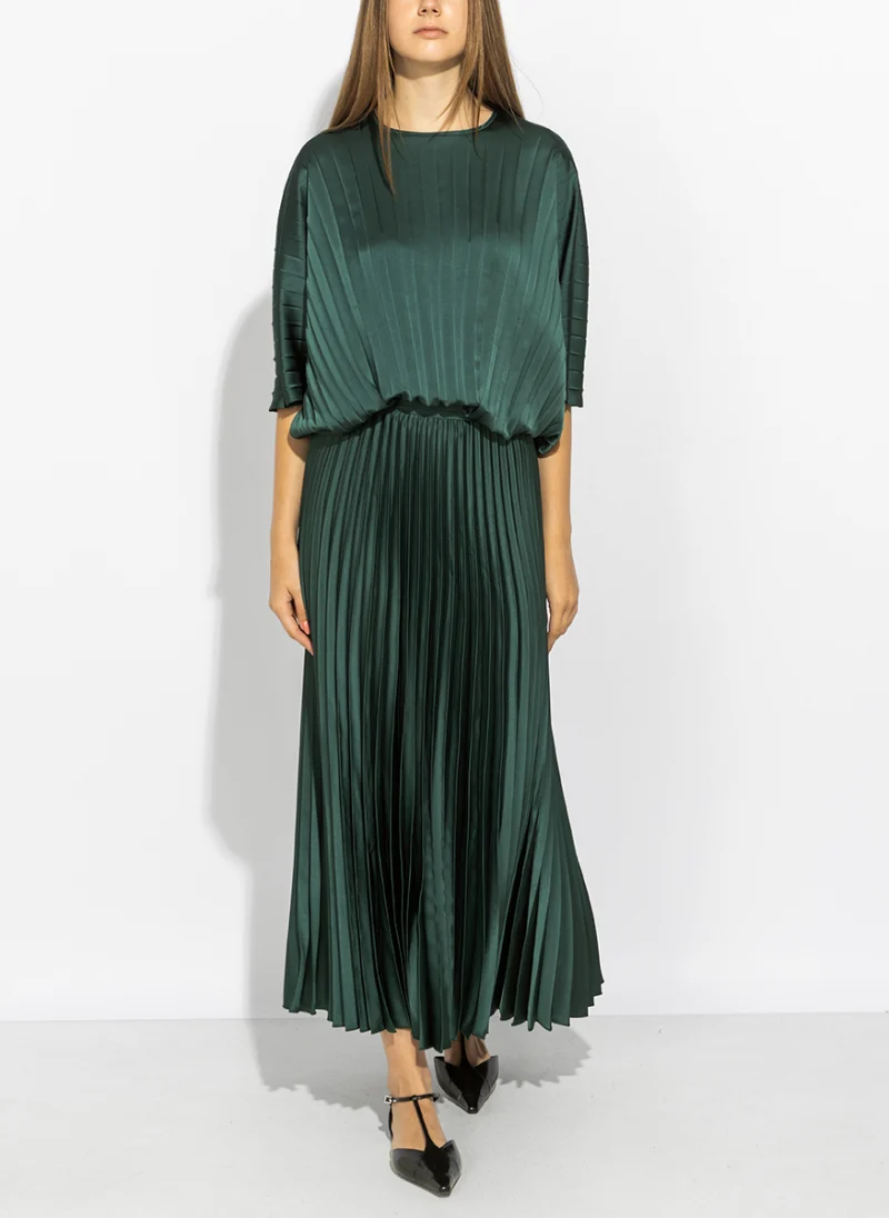 Блуза с плисиран дизайн Weekend Max Mara Wkdaureo