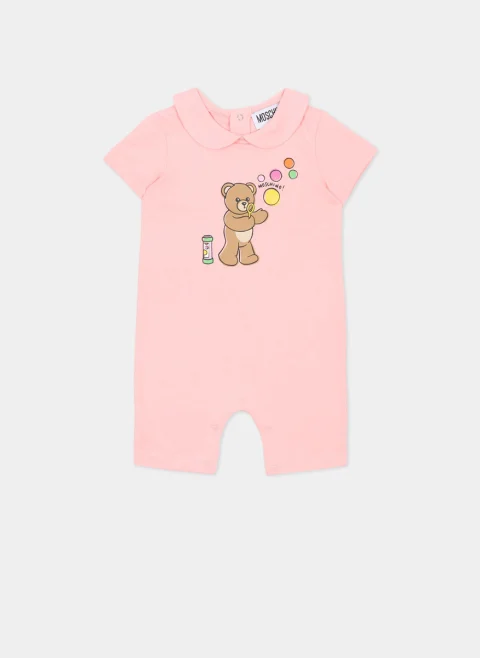 Боди с `Teddy` принт Moschino Kids — снимка 4