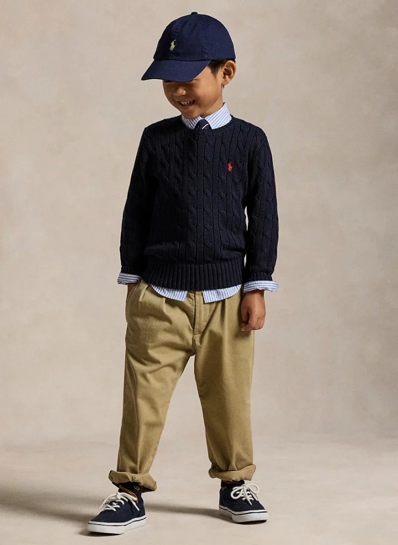 Пуловер 'Cable-Knit' Ralph Lauren Kids 2-7 — снимка 3