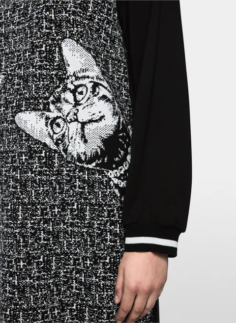 Рокля с 'cat' мотив Marc Cain Sports — снимка 5