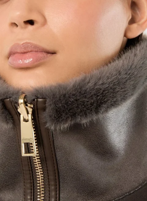 Двулицево яке 'Cape cut' Marina Rinaldi Mrsspuma — снимка 4