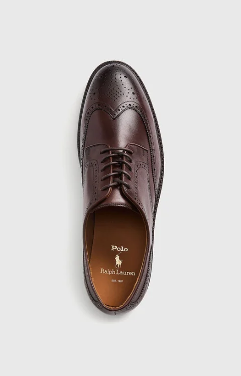 Кожени обувки ASHER WINGTIP — снимка 5